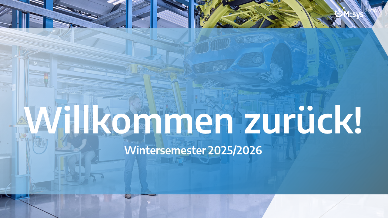 Willkommen zurück WS 25-26